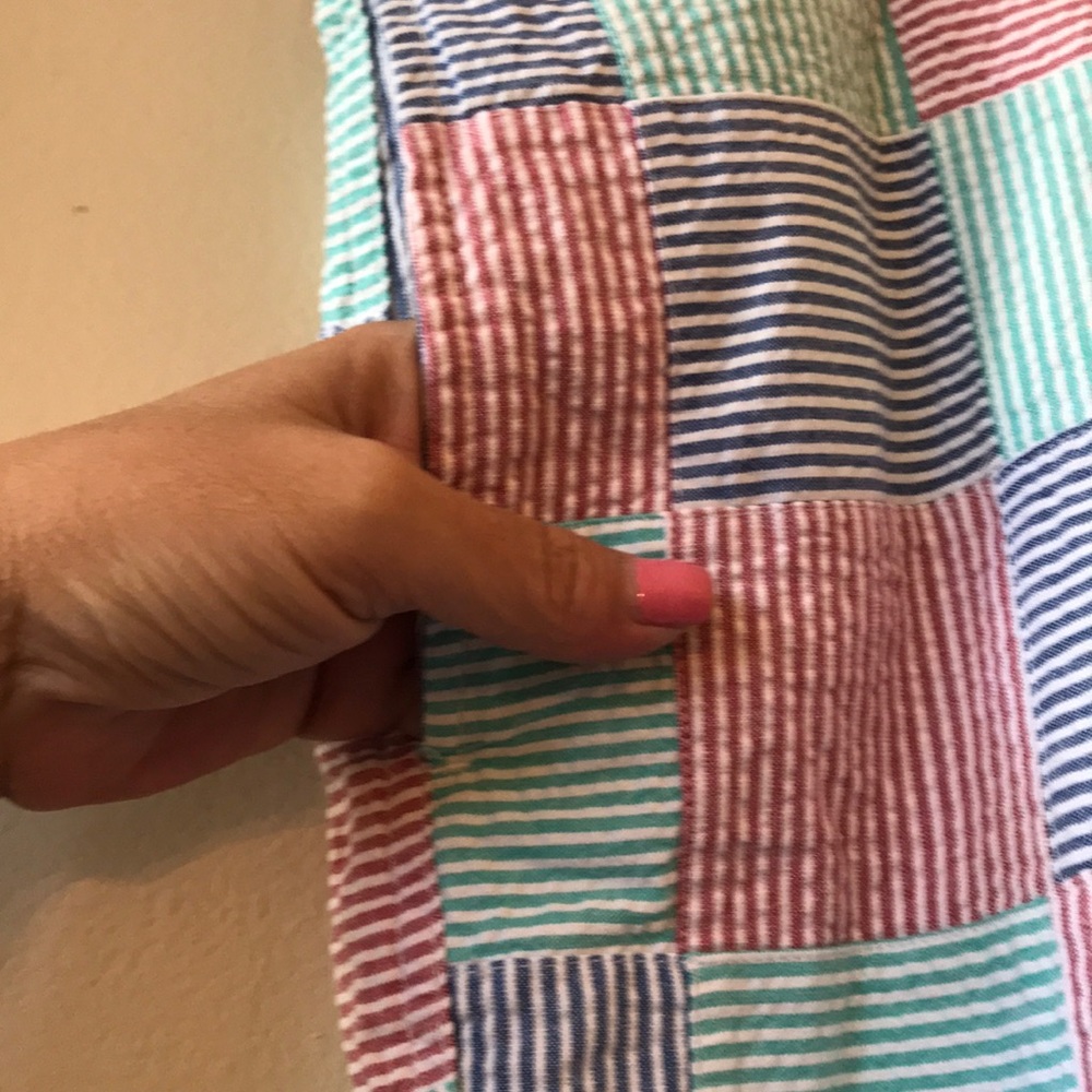 Chaps Patchwork Striped Shorts - image 2